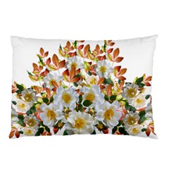 Flowers Roses Leaves Autumn Pillow Case by Pakrebo