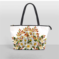 Flowers Roses Leaves Autumn Classic Shoulder Handbag