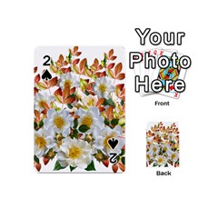 Flowers Roses Leaves Autumn Playing Cards 54 Designs (mini)