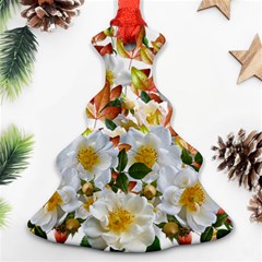 Flowers Roses Leaves Autumn Ornament (christmas Tree) 