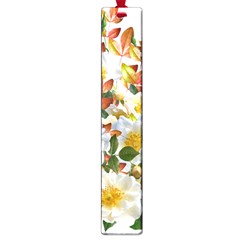 Flowers Roses Leaves Autumn Large Book Marks by Pakrebo