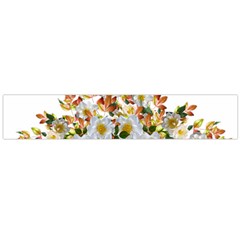 Flowers Roses Leaves Autumn Large Flano Scarf 