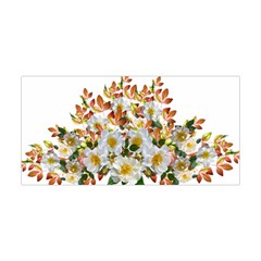 Flowers Roses Leaves Autumn Yoga Headband by Pakrebo