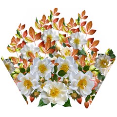 Flowers Roses Leaves Autumn Wooden Puzzle Hexagon by Pakrebo