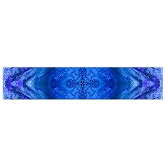 Boho Bohemian Hippie Tie Dye Cobalt Small Flano Scarf by CrypticFragmentsDesign