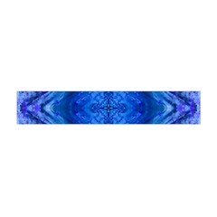 Boho Bohemian Hippie Tie Dye Cobalt Flano Scarf (mini) by CrypticFragmentsDesign