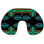 Ovals and tribal shapes                               Travel Neck Pillow Front