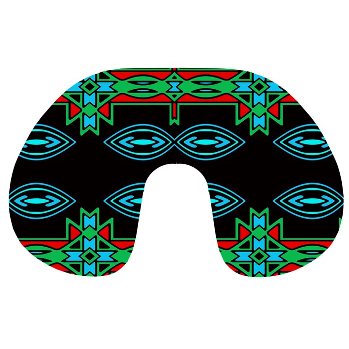 Ovals and tribal shapes                               Travel Neck Pillow