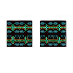 Ovals And Tribal Shapes                               Cufflinks (square) by LalyLauraFLM