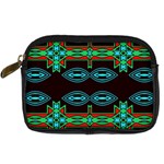 Ovals and tribal shapes                               Digital Camera Leather Case Front