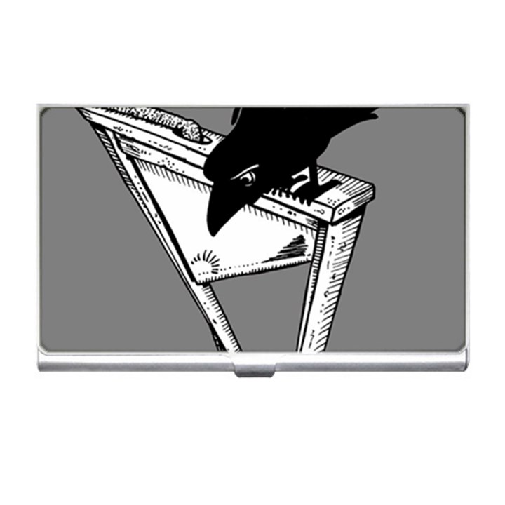 Gallows Raven Chopped Business Card Holder