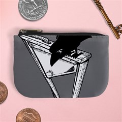 Gallows Raven Chopped Mini Coin Purse by Bajindul