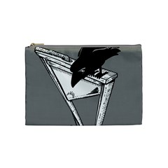 Gallows Raven Chopped Cosmetic Bag (medium) by Bajindul