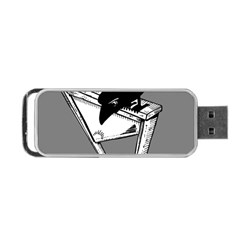 Gallows Raven Chopped Portable Usb Flash (one Side) by Bajindul