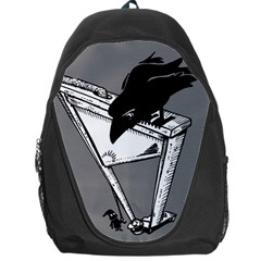 Gallows Raven Chopped Backpack Bag by Bajindul