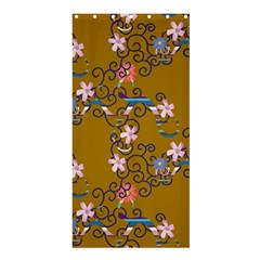 Textile Flowers Pattern Shower Curtain 36  X 72  (stall)  by HermanTelo