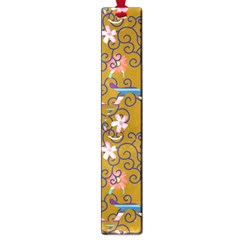 Textile Flowers Pattern Large Book Marks