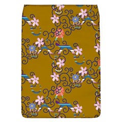 Textile Flowers Pattern Removable Flap Cover (l)