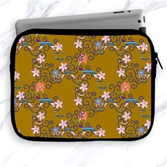 Textile Flowers Pattern Apple Ipad 2/3/4 Zipper Cases by HermanTelo