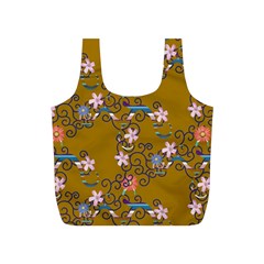 Textile Flowers Pattern Full Print Recycle Bag (s) by HermanTelo