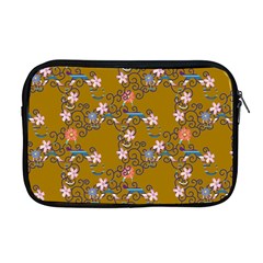 Textile Flowers Pattern Apple Macbook Pro 17  Zipper Case