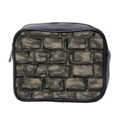 Stone Patch Sidewalk Mini Toiletries Bag (two Sides) by HermanTelo