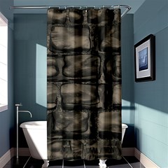 Stone Patch Sidewalk Shower Curtain 36  X 72  (stall) 