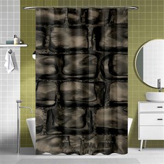 Stone Patch Sidewalk Shower Curtain 48  X 72  (small) 