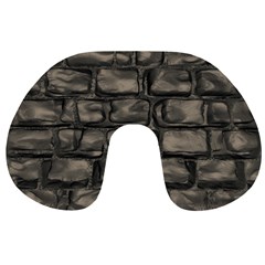 Stone Patch Sidewalk Travel Neck Pillow by HermanTelo