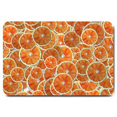 Oranges Background Large Doormat 