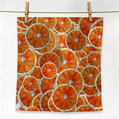 Oranges Background Face Towel