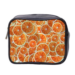 Oranges Background Mini Toiletries Bag (two Sides)