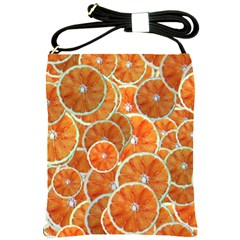 Oranges Background Shoulder Sling Bag