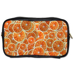 Oranges Background Toiletries Bag (two Sides)