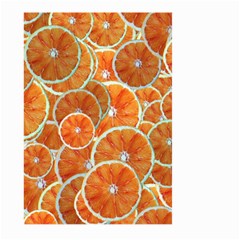 Oranges Background Large Garden Flag (two Sides)