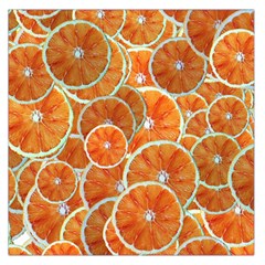 Oranges Background Large Satin Scarf (square)