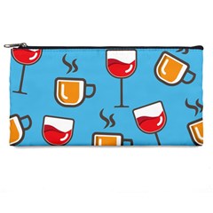 Cups And Mugs Blue Pencil Cases