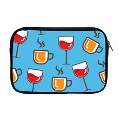 Cups And Mugs Blue Apple Macbook Pro 17  Zipper Case