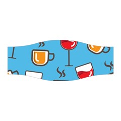 Cups And Mugs Blue Stretchable Headband