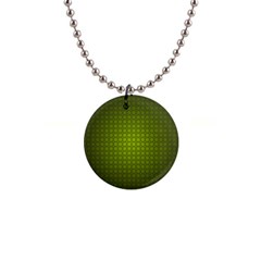 Hexagon Background Circle 1  Button Necklace