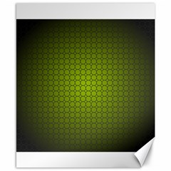 Hexagon Background Circle Canvas 8  X 10 