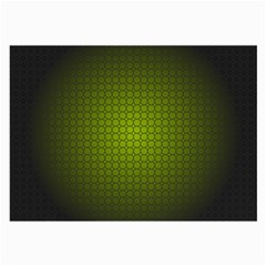 Hexagon Background Circle Large Glasses Cloth (2 Sides)