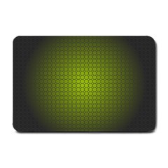 Hexagon Background Circle Small Doormat 