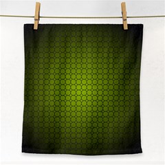 Hexagon Background Circle Face Towel