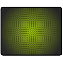 Hexagon Background Circle Fleece Blanket (medium) 