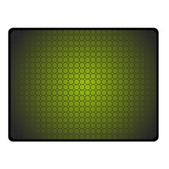 Hexagon Background Circle Fleece Blanket (small)