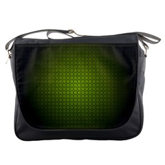 Hexagon Background Circle Messenger Bag