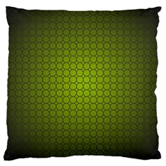 Hexagon Background Circle Large Cushion Case (two Sides)