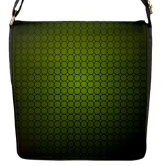 Hexagon Background Circle Flap Closure Messenger Bag (s) by HermanTelo