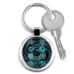 Background Neon Abstract Key Chain (round) by HermanTelo